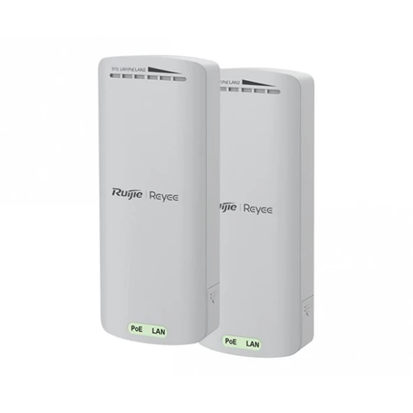 Ruıjıe Reyee RG-EST100-E Outdoor 300 Mbps 2.4 Ghz 2Lİ Paket Noktadan Noktaya Dış Mekan Access Point ürün görseli 1