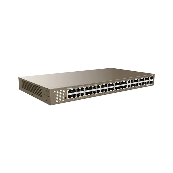 Tenda TEG1050F 48 Port 10-100-1000 Mbps + 2 Port SFP Switch Çelik Kasa Rack Mount ürün görseli