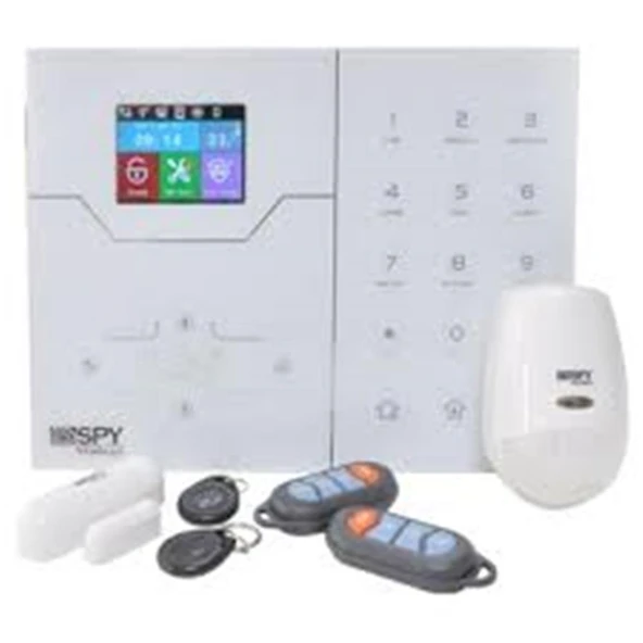 Spy SP-201IP DAHİLİ TCP-IP DESTEKLİ KABLOSUZ ALARM SETİ (1PIR,1MC,2KMD.) ürün görseli