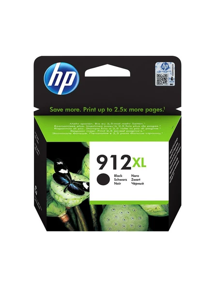 HP 912XL Mürekkep Kartuşu 3YL81A Siyah - 1
