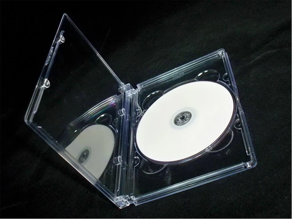 Elba QD-527 1li Parlak Şeffaf 10mm Dvd Kutusu 10 Adet ürün görseli