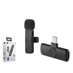 Hadron HDX2785 Type-C Kablosuz Yaka Mikrofonu (Tak ve Konuş 20 Metre Erişilebilir Resepsiyon) - 2