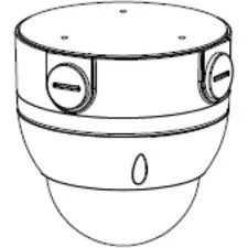 Nif Bilişim Dahua PFA136 Su Geçirmez Alüminyum Bağlantı Kutusu Dome Kameralar için - Resim 4