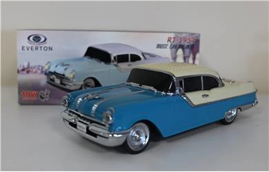 EVERTON RT-1954 Turkuaz Arabalı  Bluetooth Fm-Usb-Tf-Aux Şarjlı Nostaljik Radyo - Resim 3