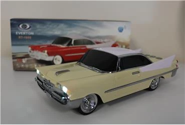 EVERTON RT-1950 Bej Arabalı  Bluetooth Fm-Usb-Tf-Aux Şarjlı Nostaljik Radyo - Resim 3