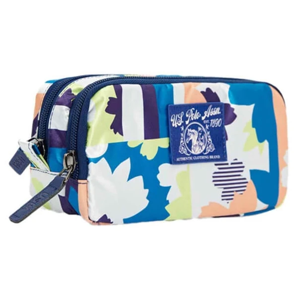 U.S. Polo Assn. Çift Bölmeli Kalemlik Çiçek Desenli PLKLK23289 ürün görseli