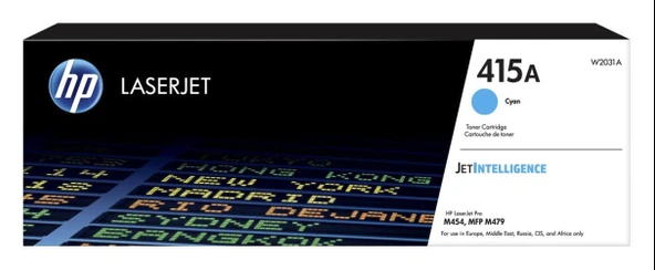 HP 415A Cyan Mavi 2.100 Sayfa Toner W2031A ürün görseli 1