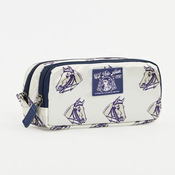 U.S. Polo Assn. Çift Bölmeli Kalemlik Krem PLKLK23299 - Resim 2