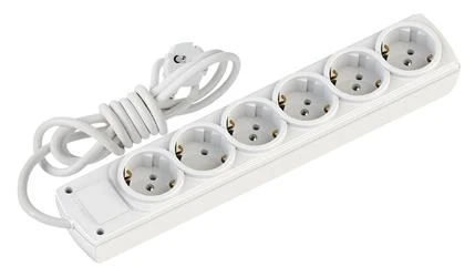 Mutlusan Rı-Tech 6lı 1mt Topraklı  Grup Priz  (001 175 610002 01 00) - Resim 2