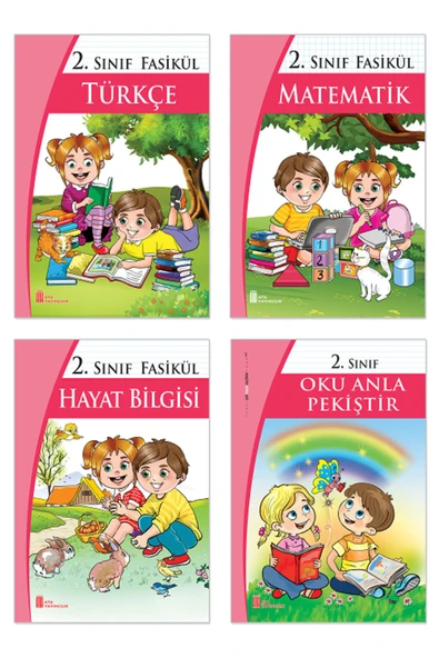 2. Sınıf Fasikül 4'lü Set (Türkçe-Matematik-Hayat Bilgisi-Oku Anla Pekiştir) ürün görseli 1