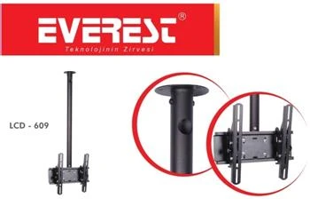 Everest LCD-609 10"-32" Tv Tavan Askı Aparatı - 2