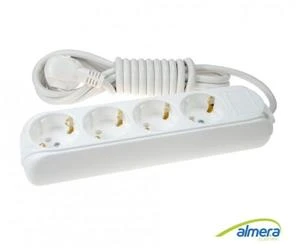 Almera 4lü 3mt Topraklı Priz (9240203) - Resim 2