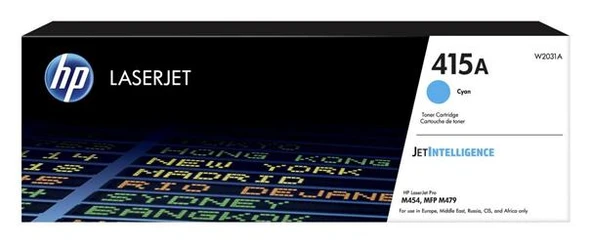 HP 415A Cyan Mavi 2.100 Sayfa Toner W2031A - Resim 2