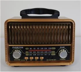 Everton Rt-751 -Fm-Am-Sw-Usb-Tf Card-Aux Nostaljik Radyo Solar (Güneş Paneli) - Resim 4
