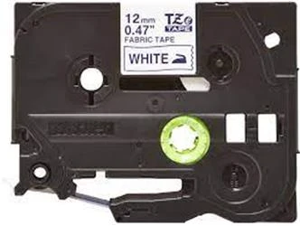 Brother TZe-FA3 P-Ttouch Tekstil Ütü Bandı Beyaz Üzeri Mavi - Resim 2