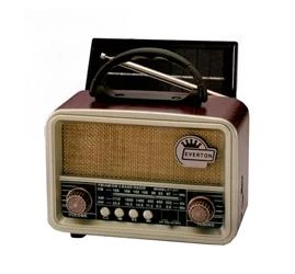 Everton RT-827 Bluetooth-USB-SD-FM Şarjlı Nostaljik Radyo (Solar Güneş Panelli) - 3