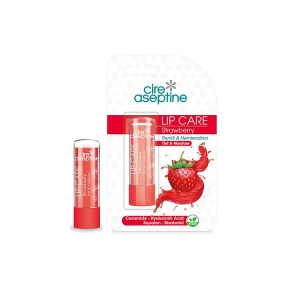 CİRE ASEPTİNE STRAWBERRY TİNTED DUDAK BAKIM KREMİ 4.5 G ürün görseli