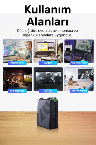 RaXius Momentum DS-R7.8845A024 Ryzen7 8845HS 32GB 512SSD W11P Mini PC - 8