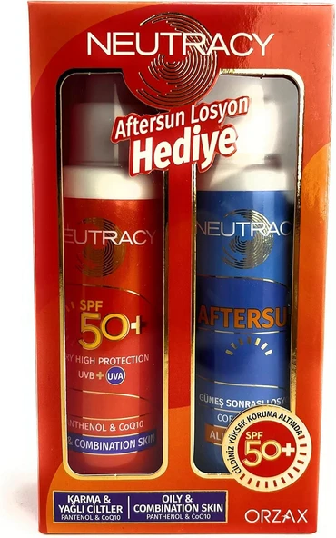 Neutracy SPF 50+ Güneş Korucu Krem Sprey 150 ml + Güneş Sonrası Losyon Sprey 150 ml Hediye - 1