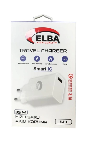 Elba ELB11 Elb-35w USB 35w Hızlı Şarj Akım Koruma EV Şarj Kafa ürün görseli 1