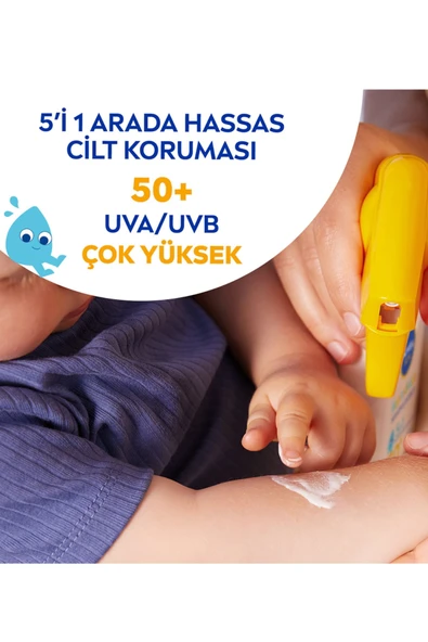 Nivea Sun Bebek & Çocuk Güneş Spreyi SPF 50 – 270 ml | Hassas Ciltler İçin Yüksek Koruma | Suya Dayanıklı Güneş Koruyucu - Resim 4