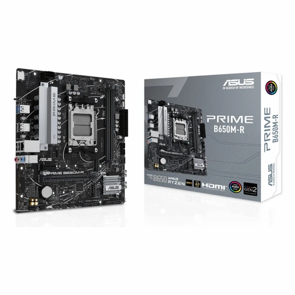 Asus Prime B650M-R DDR5 (7200MHz)OC M.2 HDMI PCIe 4.0 AM5 mATX Anakart ürün görseli 1