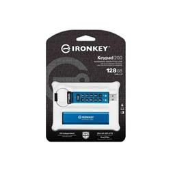 Kingston IKKP200-128GB 128GB IronKey Keypad 200, FIPS 140-3 Lvl 3 (Pending) Flash Bellek - Resim 4