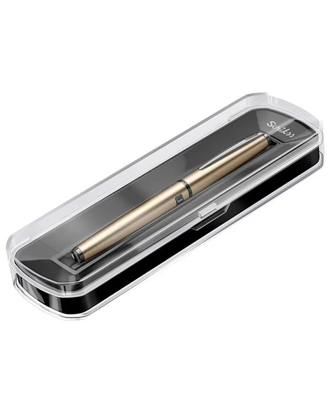 Scrikss Metropolis Roller Kalem Kristal Kutu Saten Gri 78MS