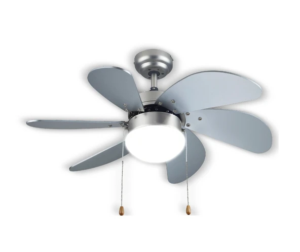 Rubenis RBT306 SLV Glob Aydınlatmalı Tavan Vantilatörü ürün görseli