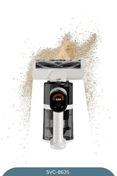 Sinbo Svc-8635 Bldc Motorlu Dikey Kablosuz Şarjlı Led Aydınlatmalı Süpürge - Resim 3