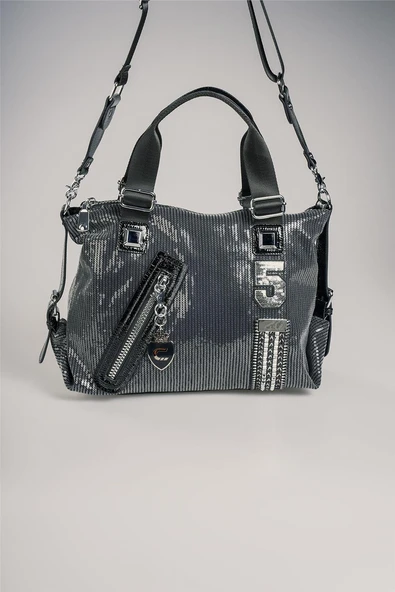 Monalisa Home CCS 17700 Lüks Gösterişli Siyah Renk El Kol  Çantası ürün görseli 1