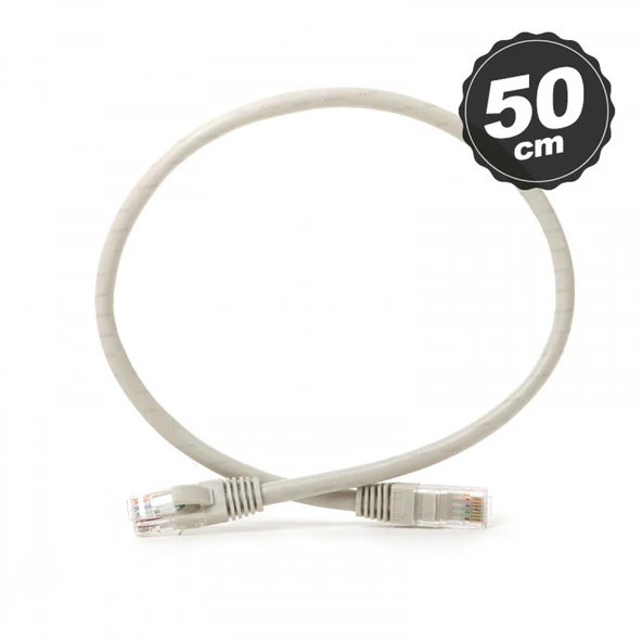 Inca Cat6 26 Awg 0,50mt Gri Patch Kablo - 1