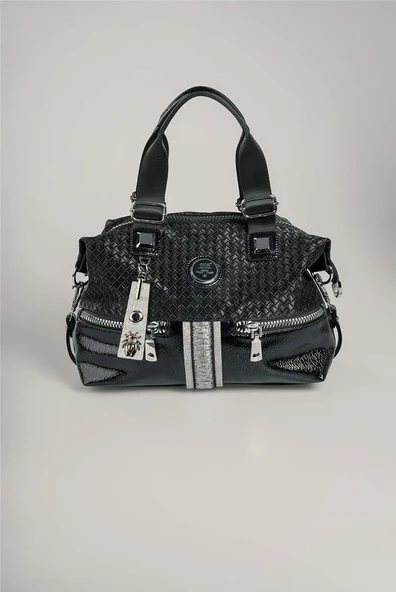 Monolisa Home CCS 17690 Lüks Gösterişli  Siyah Renk El Kol Çantası