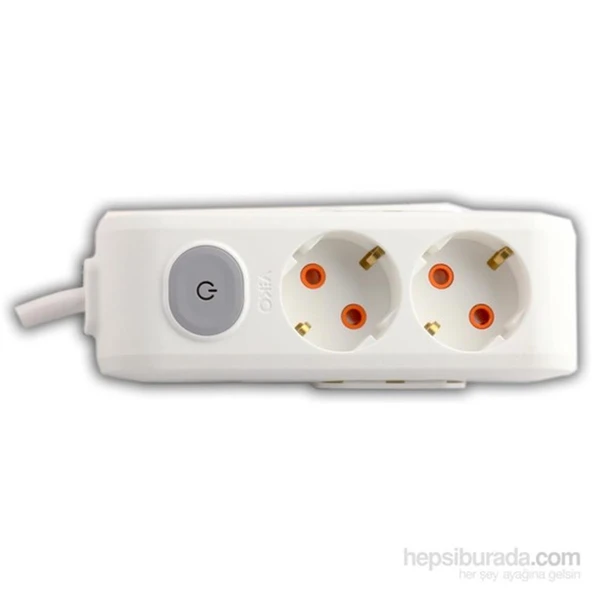 Viko Multı-Let Vm22ANH 2li 2mt  Anahtarlı Kablolu (90117202) ürün görseli 1