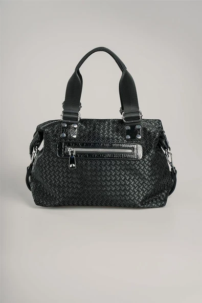 Monolisa Home CCS 17690 Lüks Gösterişli  Siyah Renk El Kol Çantası - Resim 2