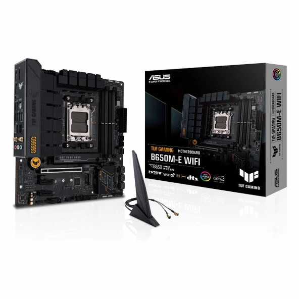 Asus TUF Gaming B650M-E WiFi DDR5 (7600MHz)OC M.2 HDMI/DP/USB-C PCIe 4.0 AM5 mATX Anakart ürün görseli 1