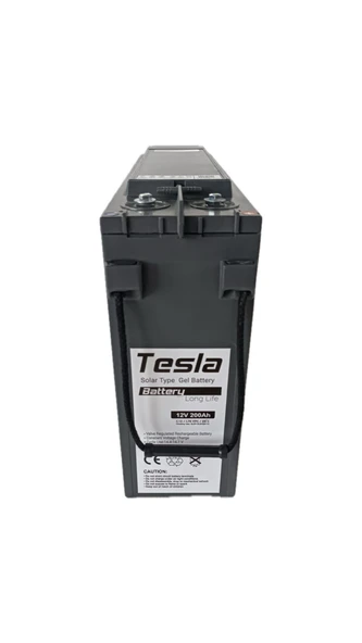 TESLA 12V 200AH SOLAR JEL AKÜ (YENİ ÜRETİM) - 3