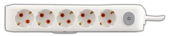 Viko Multı-Let VM51ANH 5li 1mt  Anahtarlı Kablolu (90117501) ürün görseli 1