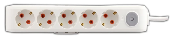 Viko Multı-Let VM51ANH 5li 1mt  Anahtarlı Kablolu (90117501) - Resim 2