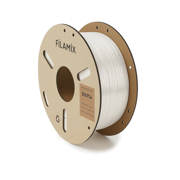 Filamix Silk Pla Beyaz 1Kg İpeksi Parlaklık - Urhanshop Gönderimli - Resim 3