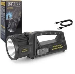 Polıce PS-388  Spot Fener Powerbank Özellikli Solarlı (Güneş Enerji) Şarjlı 180 Derece Oynar Başlık - Resim 2