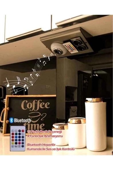 Masfitech Dolap Ve Tezgah Altı Bluetooth Müzik Çalar Ve Ledli Prizmatik Venüs (2'Lİ SET) - 2