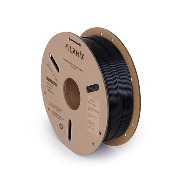 Filamix Asa Filament Siyah 1.75mm 1Kg Uv Dayanımlı - Urhanshop Gönderimli - Resim 2
