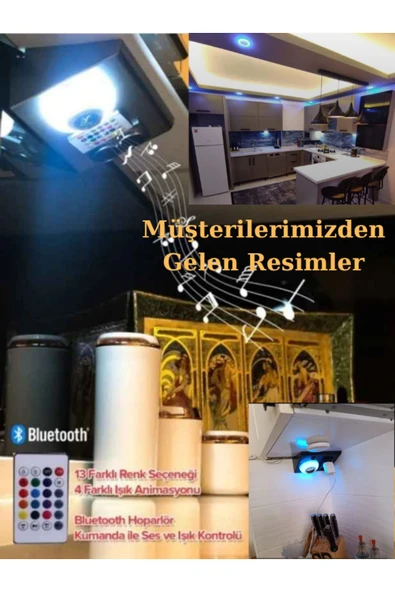 Masfitech Dolap Ve Tezgah Altı Bluetooth Müzik Çalar Prizmatik Venüs (UZATMA KABLOSU DÂHİL DEĞİLDİR) - 2