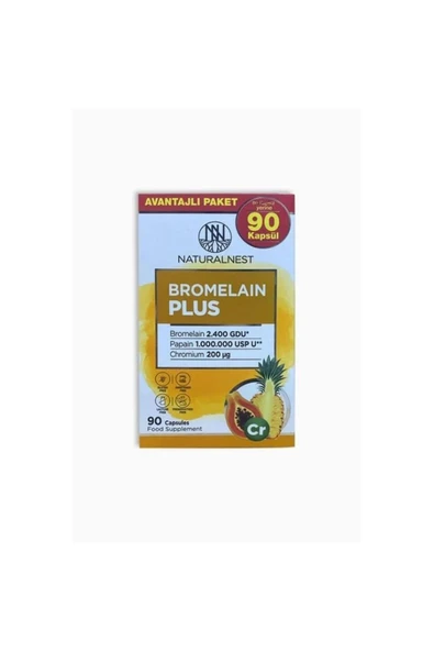 Naturalnest Bromelain Plus 90 Kapsül ürün görseli