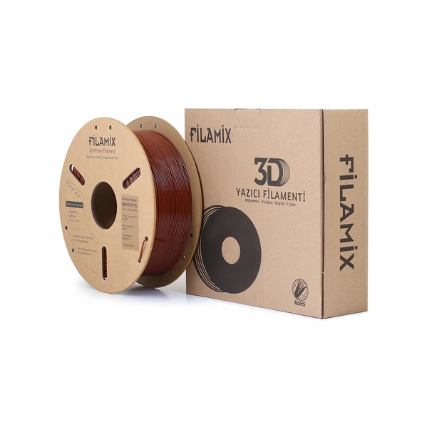 Filamix Rapid Petg Kahverengi Filament 1.75mm 1000Gr - Urhanshop Gönderimli ürün görseli 1