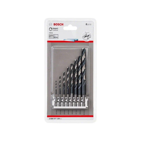 Impact Metal HSS-G Metal Delme Ucu Seti, 8li ürün görseli