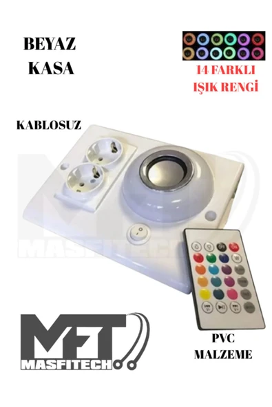 Masfitech Dolap Ve Tezgah Altı Bluetooth Müzik Çalar Prizmatik Venüs (UZATMA KABLOSU DÂHİL DEĞİLDİR)