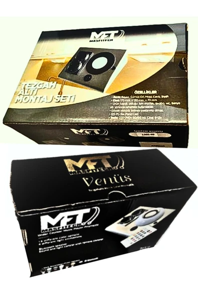 Masfitech Dolap Ve Tezgah Altı Bluetooth Müzik Çalar Ve Ledli Prizmatik Venüs (2'Lİ SET) 4000k Günışığı - 8