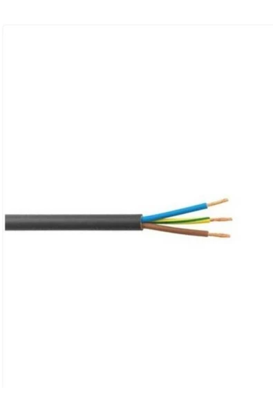 Masfitech Cihaz Fişli Ttr Topraklı Kablo 3 X 1 Mm 2 Metre (Siyah) - 4